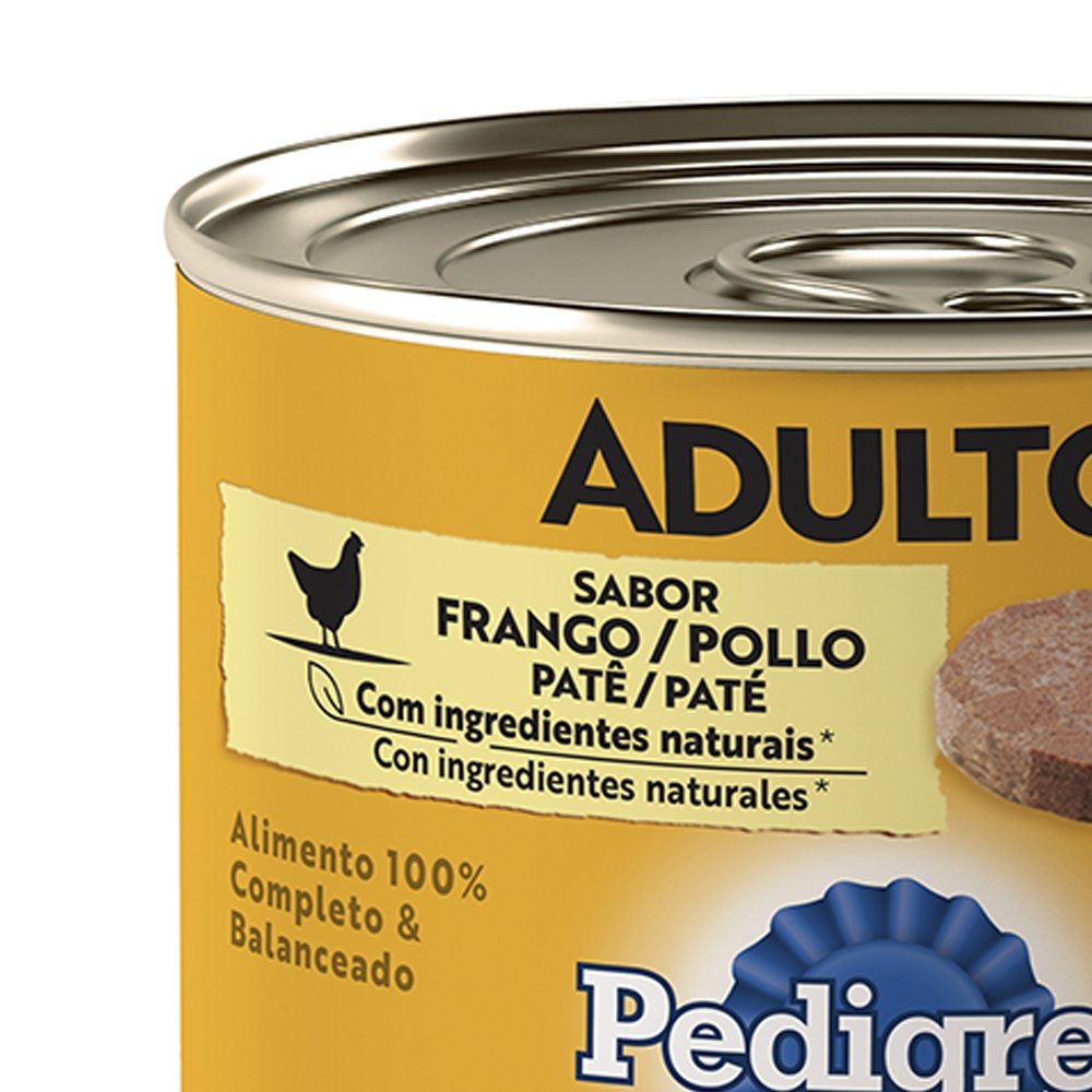 Ração para Cachorro Pedigree Galinha Lata 280g