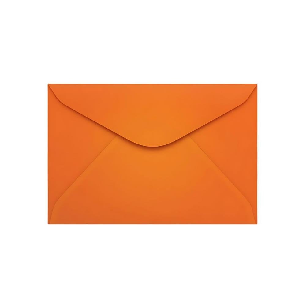 Envelope Scrity Visita 7,2 Cm X 10,8 Cm Laranja Cartagena C/100