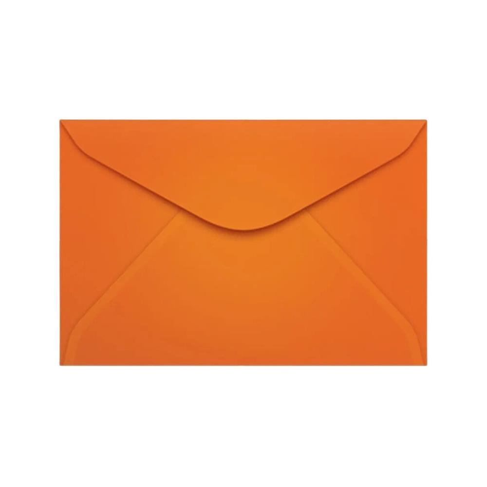 Envelope Scrity Visita 7,2 Cm X 10,8 Cm Laranja Cartagena C/100