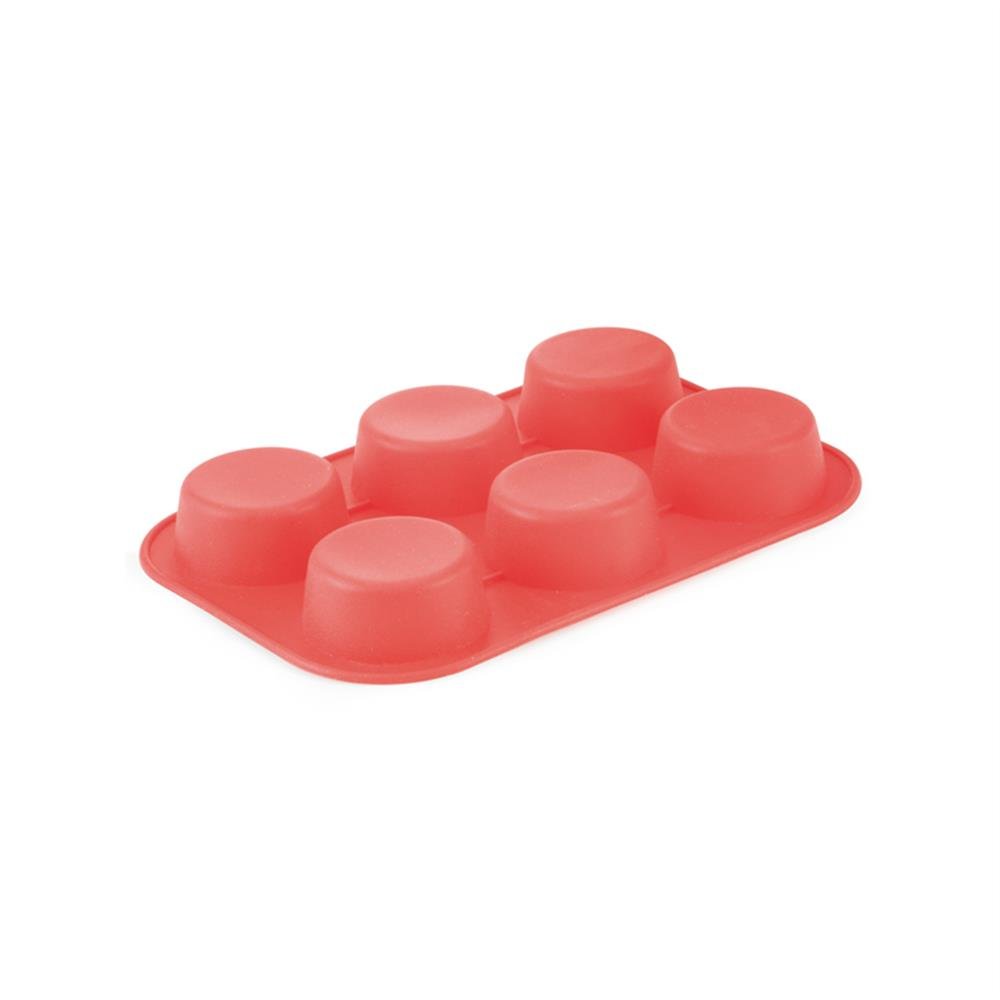 Forma P/6 Cupcakes Silicone Redonda Mimo