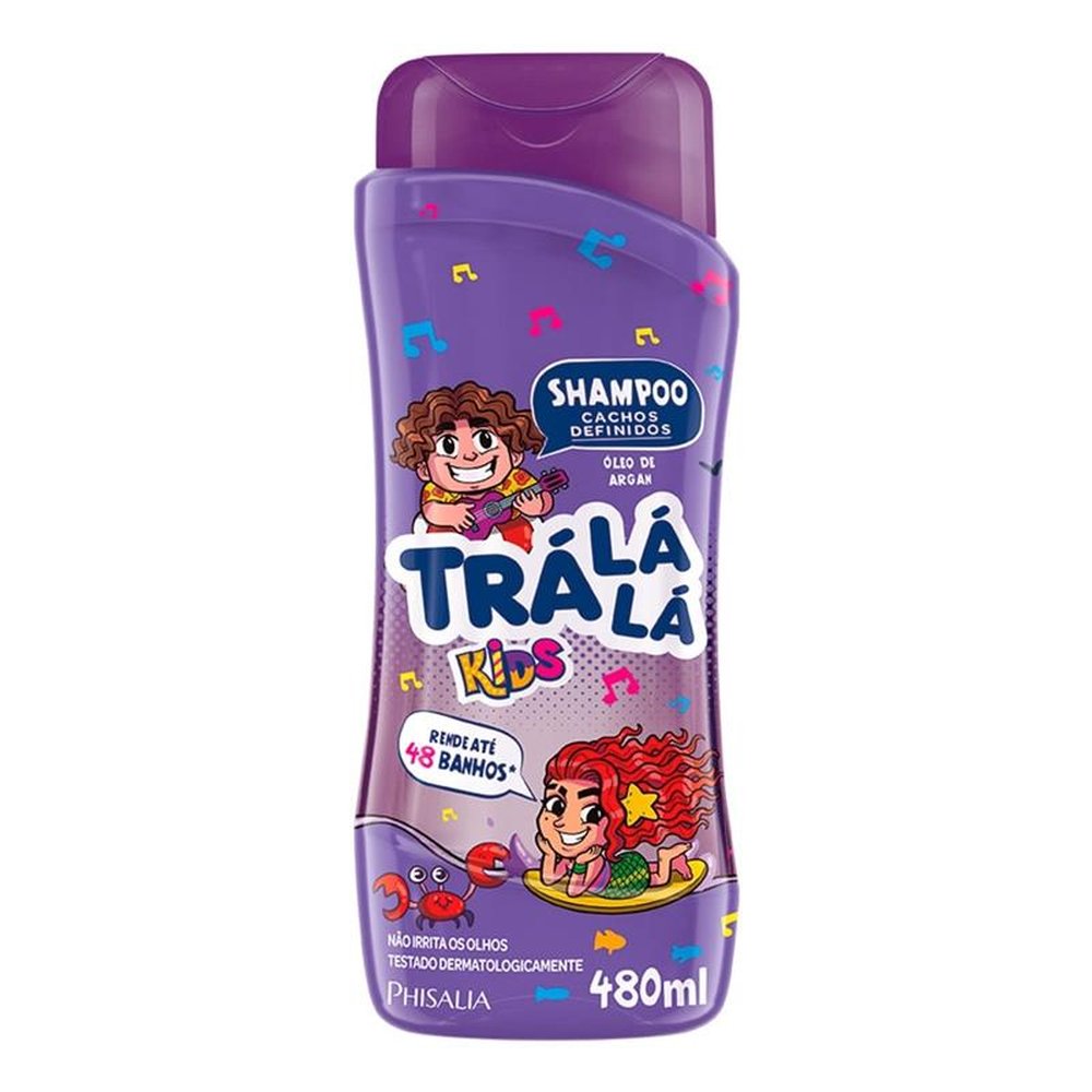 Shampoo Kids Tra Lá Lá Cachos 480ml - Phisalia