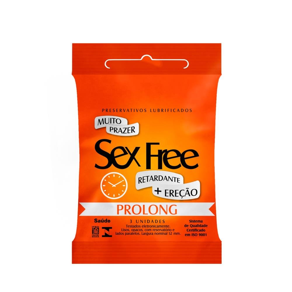Preservativo Sexfree Prolong 1x3