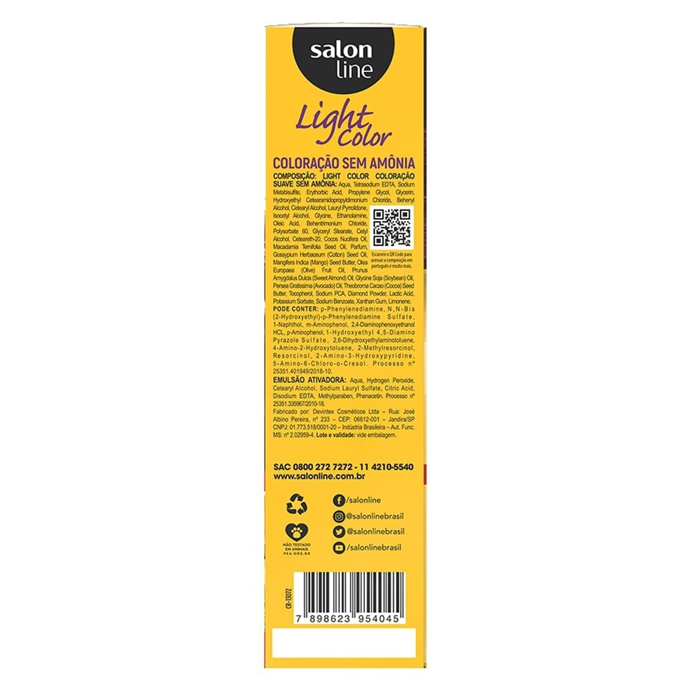 Tintura Salon Line Light Color Profissional 6.62 Marsala