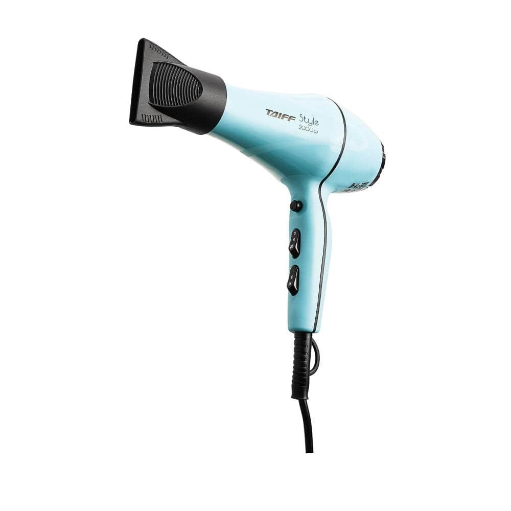 Secador de Cabelo Taiff Style 2 Velocidades - 5 Temperaturas 2000W, Azul 220V
