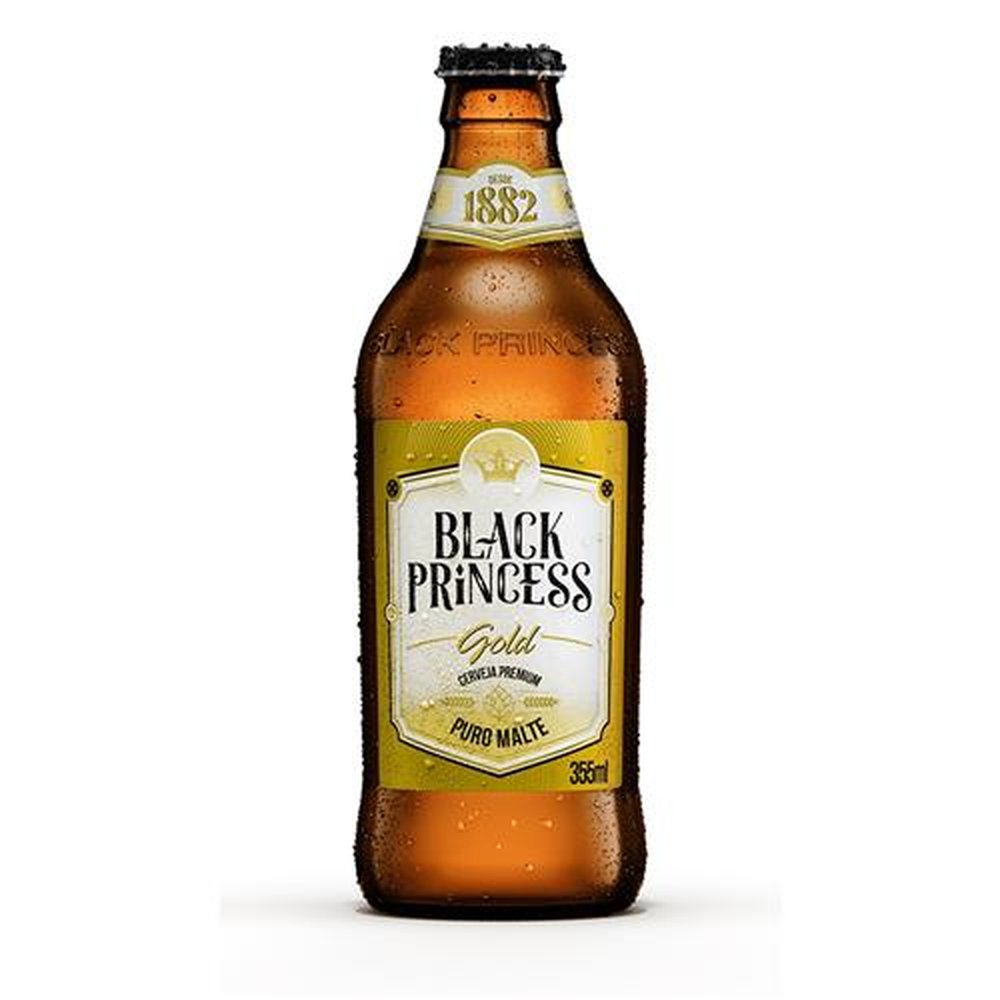 Cerveja Black Princess Gold Puro Malte 350ml