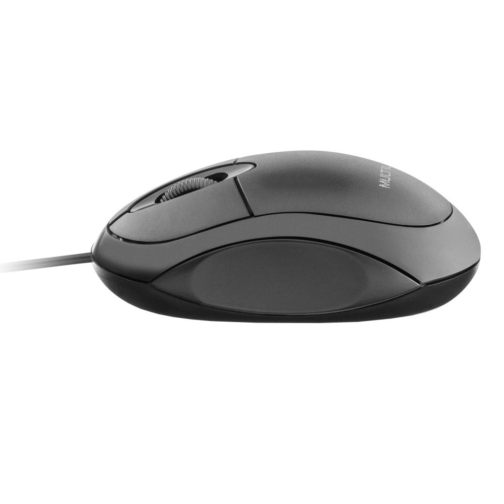 Mouse Óptico Multilaser MO300, Com Fio, 1200 DPI, USB, Preto