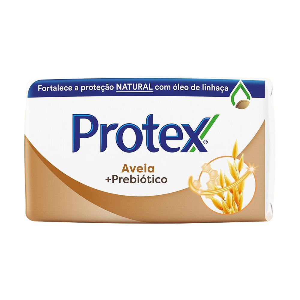 Sabonete em Barra Protex Aveia e Prebióticos 85g Embalagem com 12 Unidades