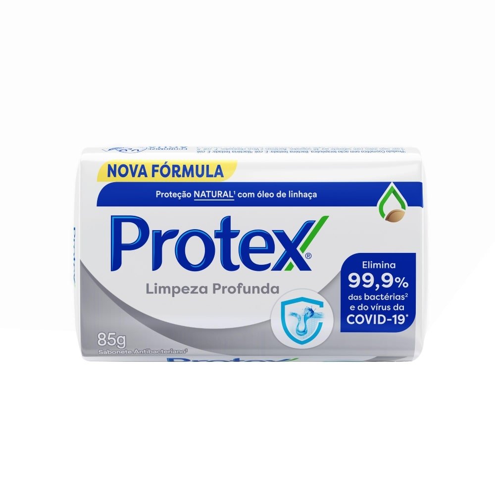 Sabonete Protex Limpeza Profunda Antibacteriano 85g Embalagem com 12 Unidades