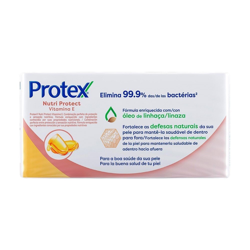 Sabonete Protex Vitamina E Antibacteriano 85g Embalagem com 6 Unidades