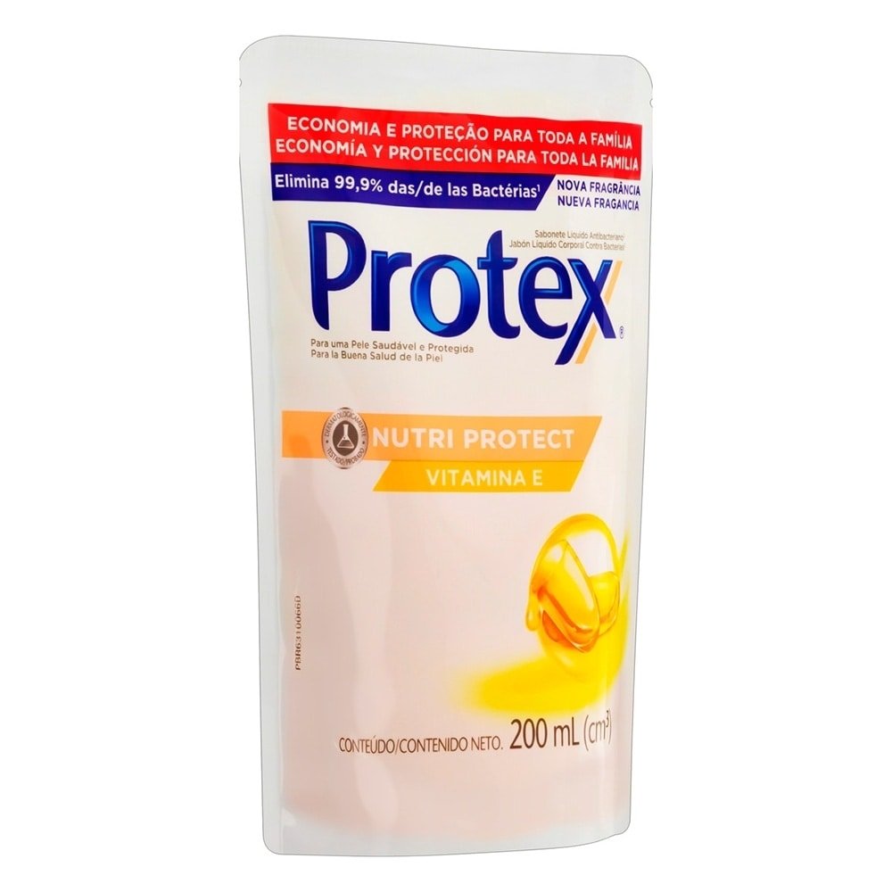 Sabonete Líquido Protex Vitamina E Antibateriano Refil 200ml