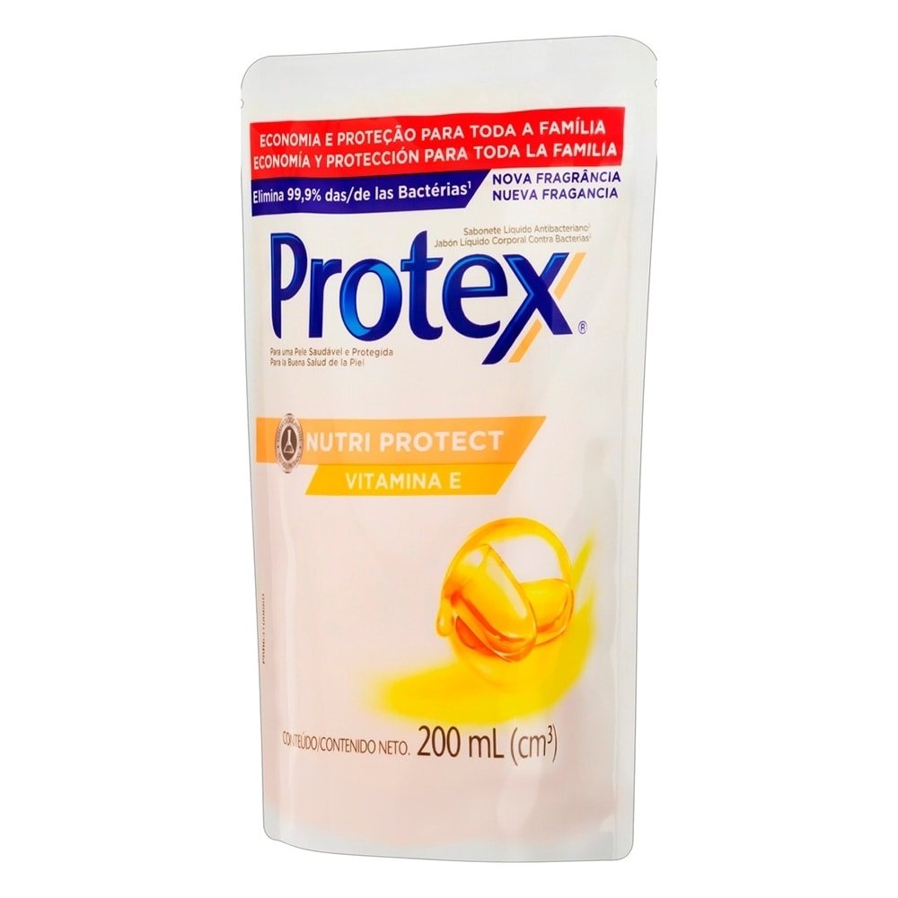 Sabonete Líquido Protex Vitamina E Antibateriano Refil 200ml