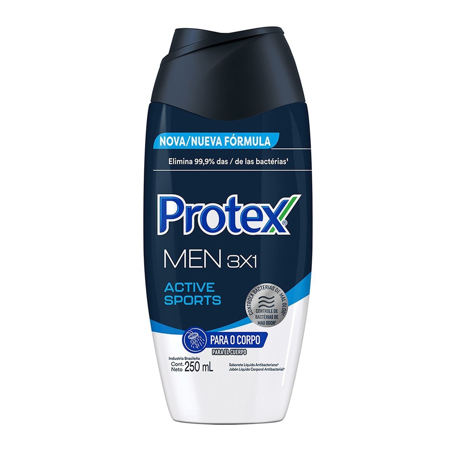 Sabonete Líquido Corporal Protex Men Sports Antibacteriano 250ml