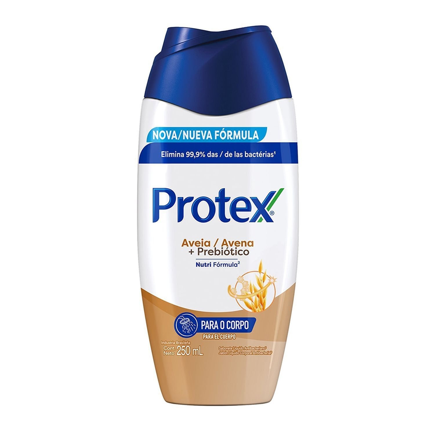 Sabonete Líquido Corporal Protex Aveia Antibacteriano 250ml