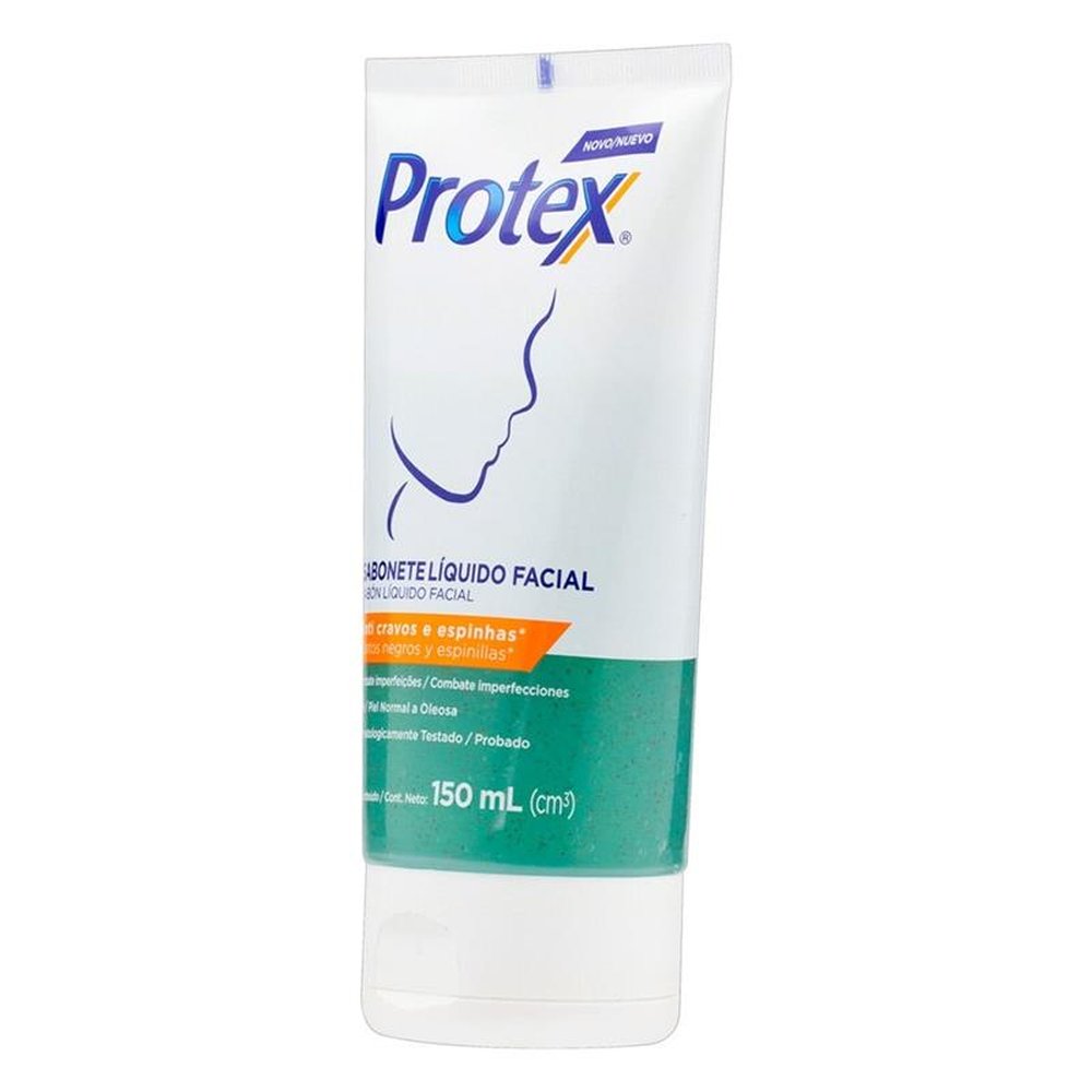 Sabonete Facial Protex Líquido Anti Cravos e Espinhas 150g