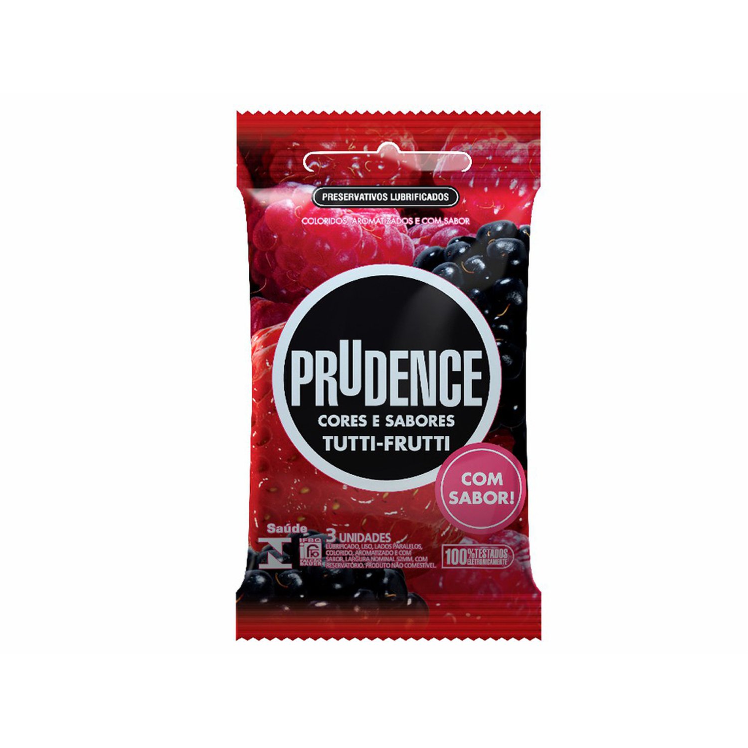 Preservativo Prudence Tutti-Frutti 3 Und