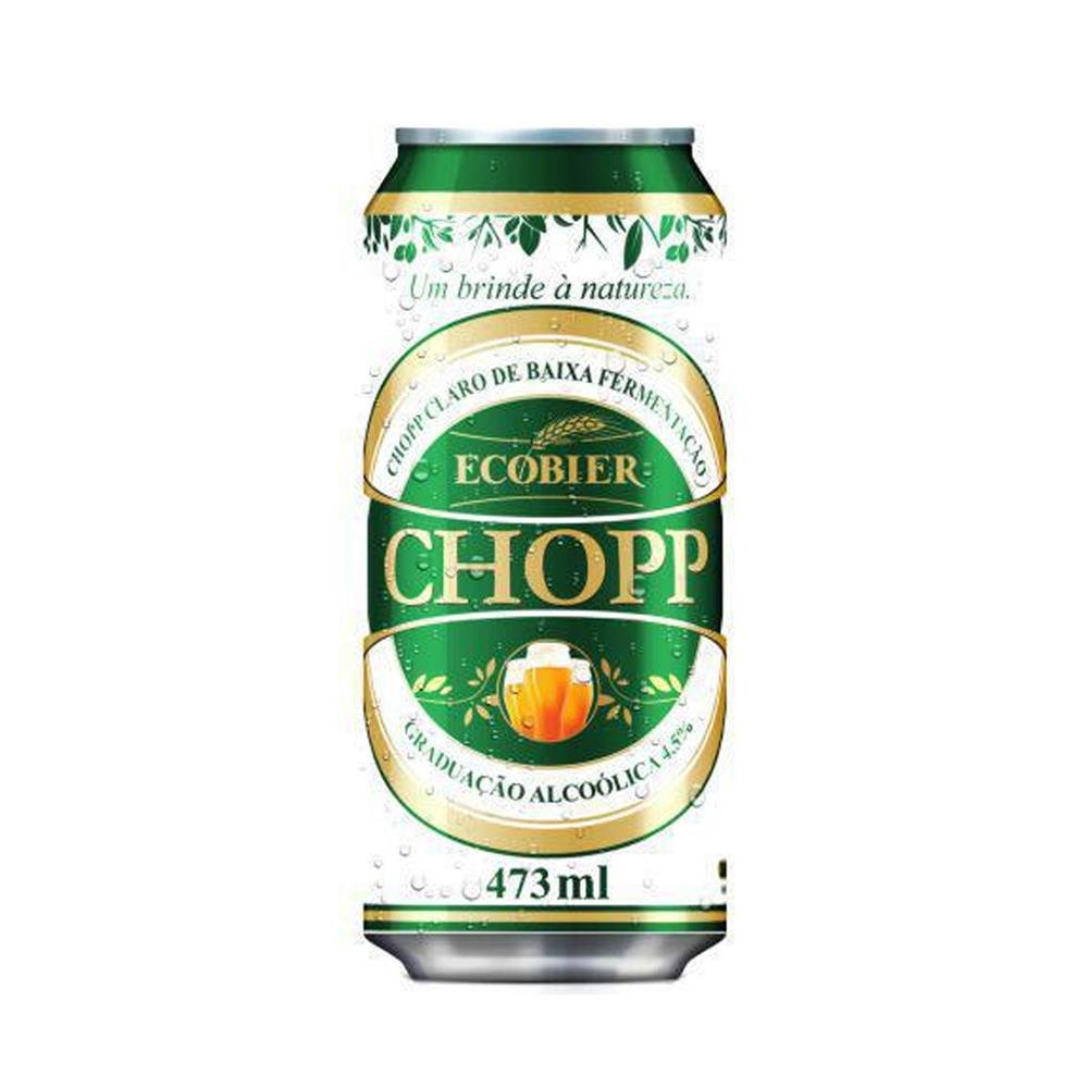 Cerveja Ecobier Chopp Lata 473ml