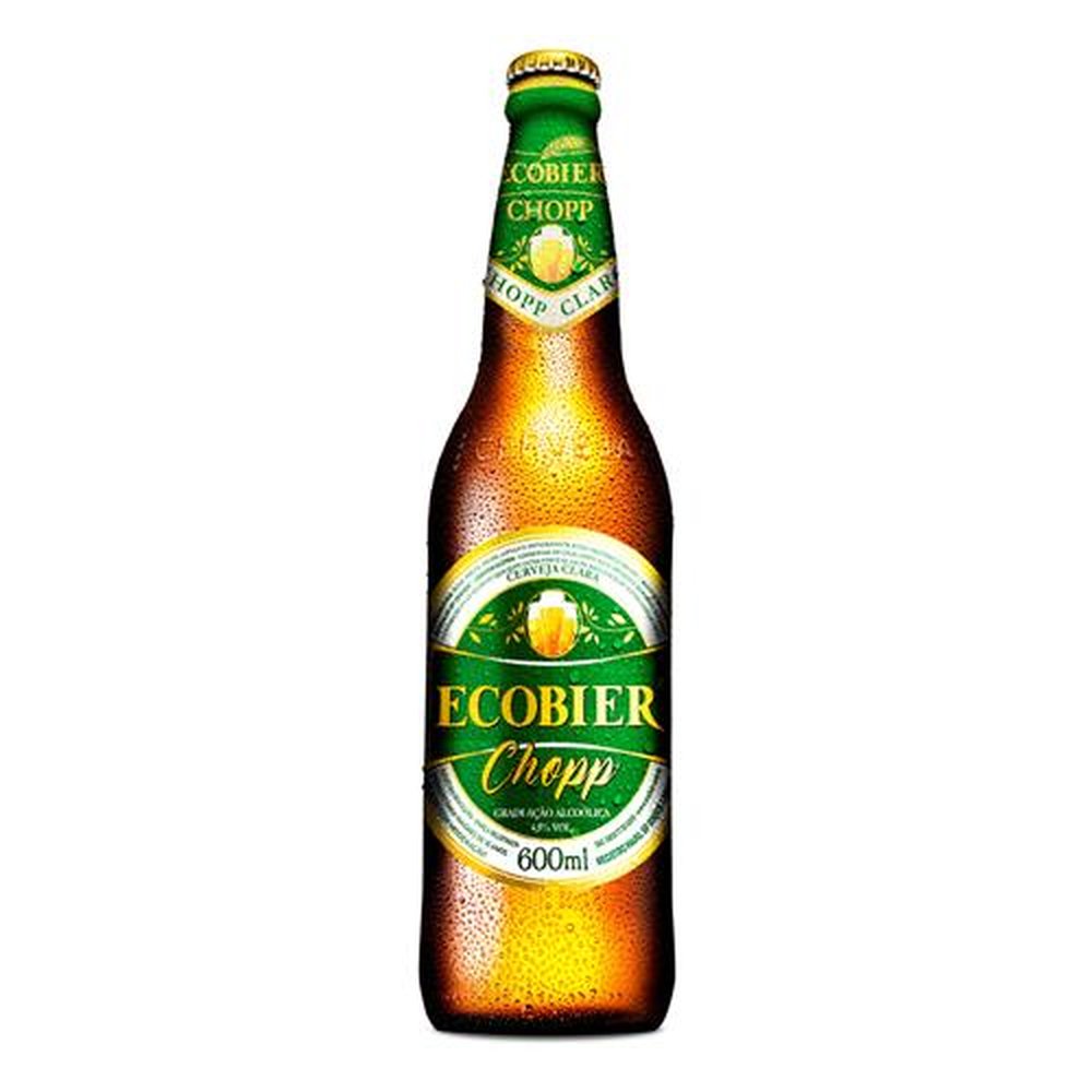 Cerveja Ecobier Chopp Claro Gf 600Ml