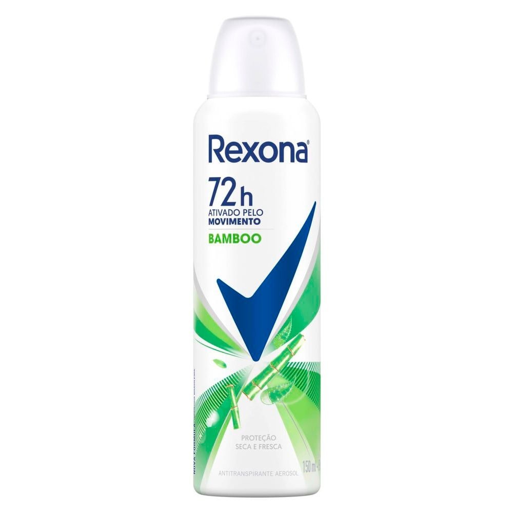 Desodorante Rexona Aerossol Women Bamboo 150ml