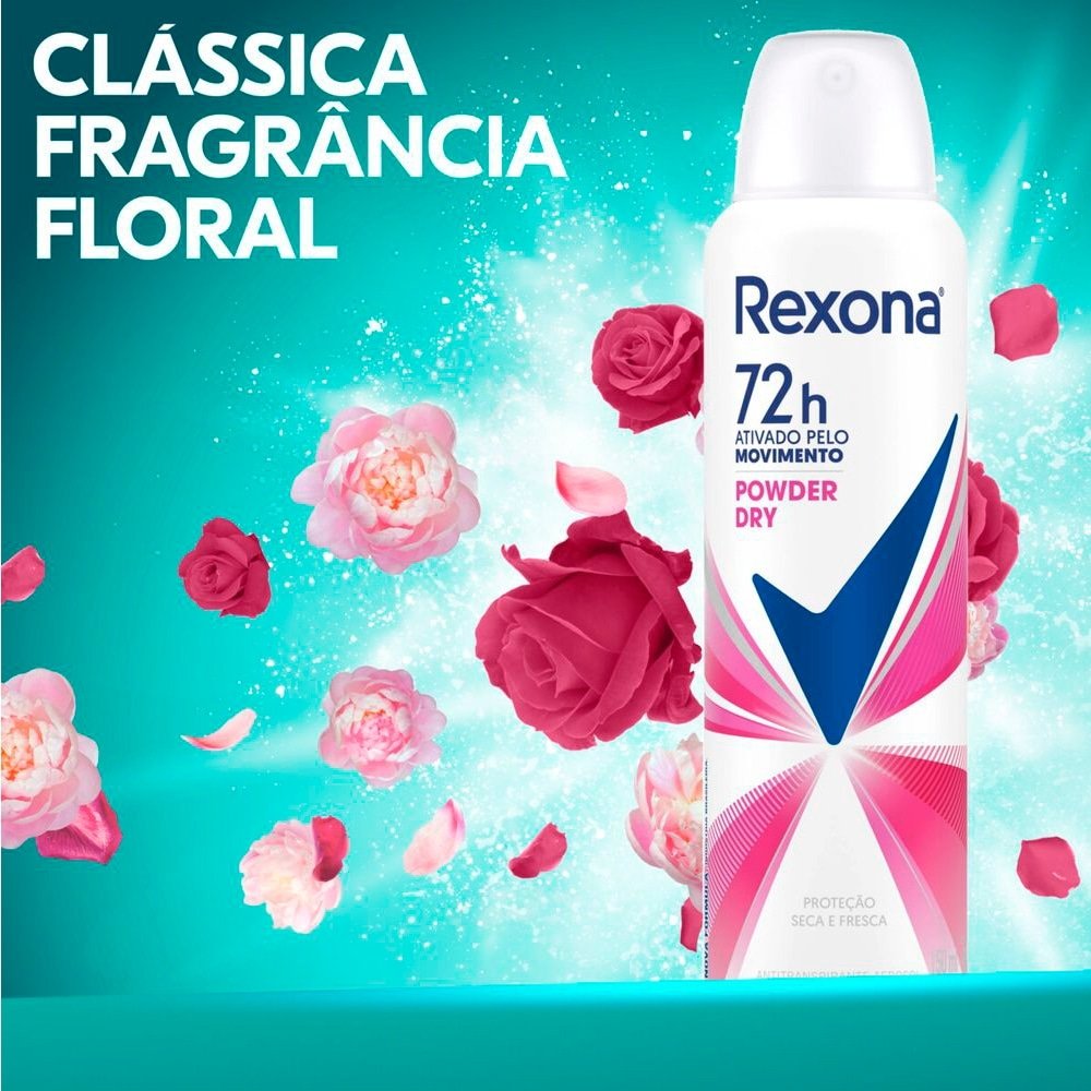 Desodorante Rexona Aerossol Powder 150ml