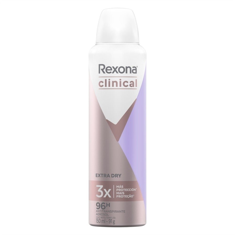 Desodorante Rexona Aerossol Women Clinical Extra Dry 150ml