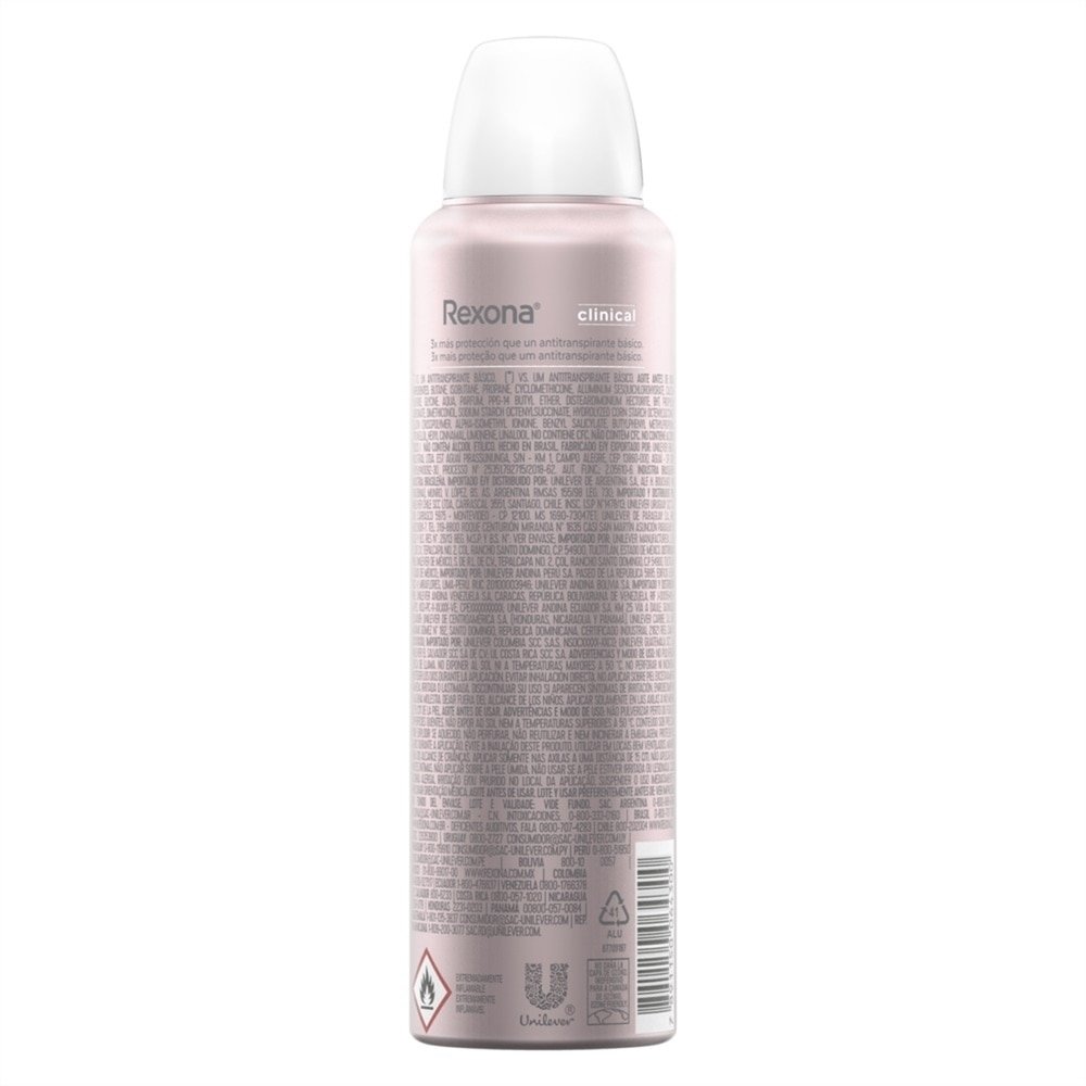 Desodorante Rexona Aerossol Women Clinical Extra Dry 150ml