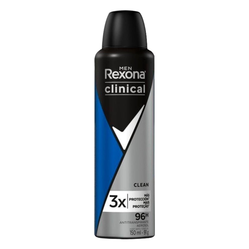 Desodorante Rexona Aerossol Men Clinical Clean 150ml