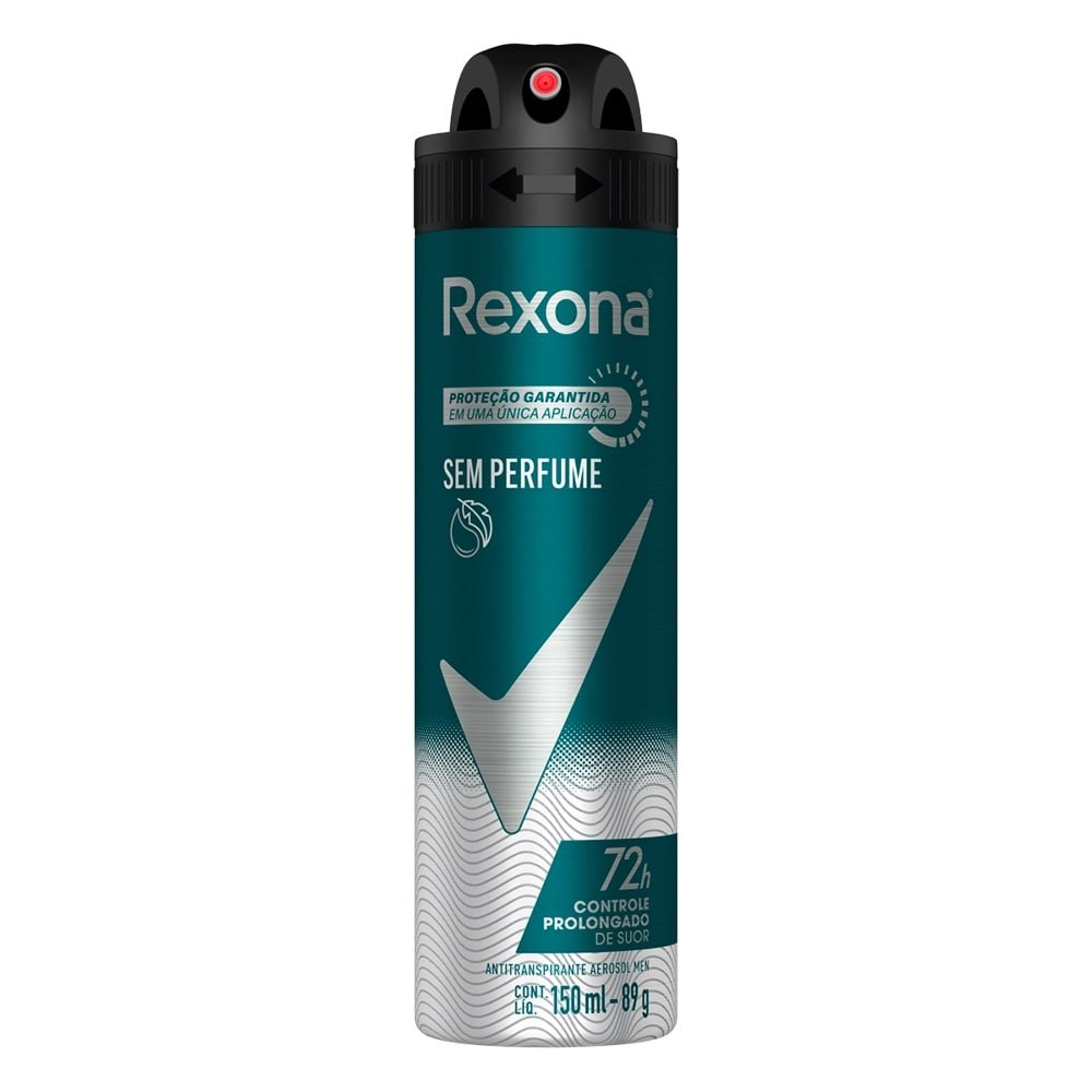 Desodorante Rexona Aerossol Men sem Perfume 150ml