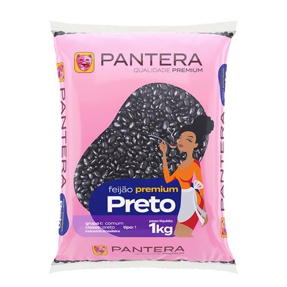 Feijão Preto Pantera 10x1