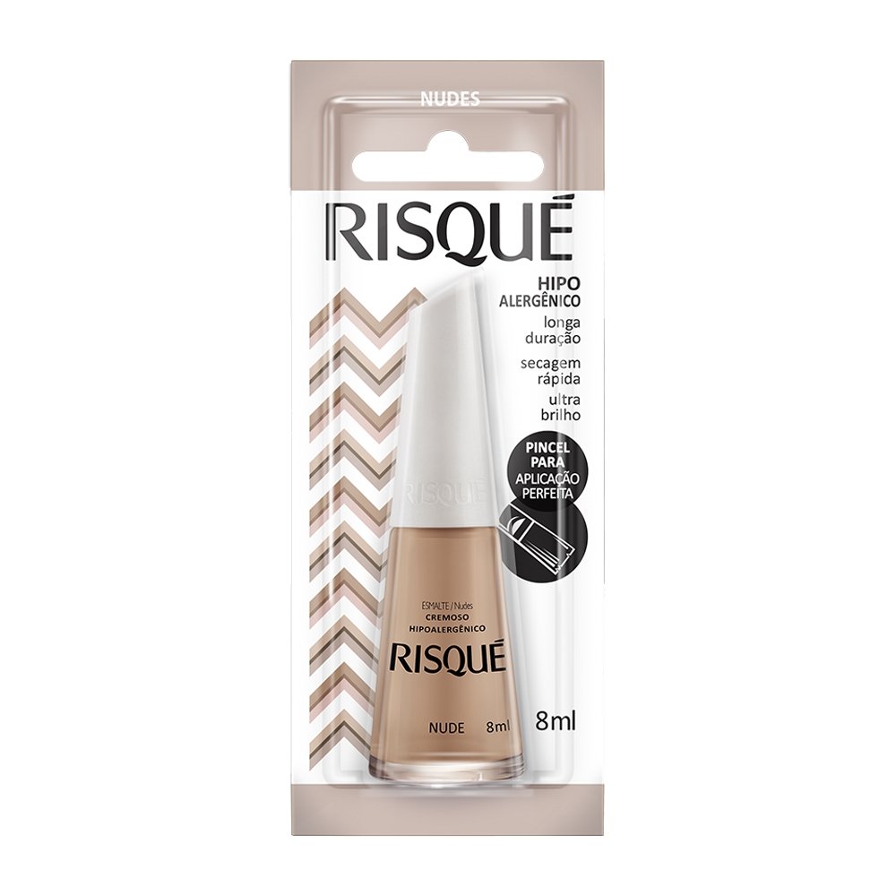 Esmalte Risqué Ultra Cremoso Nude Blister 8ml