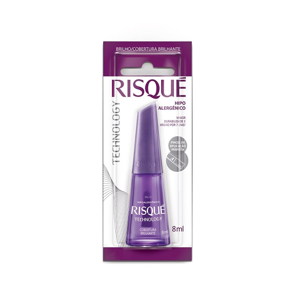 Esmalte Risque Technology Cobertura Brilhante Bl