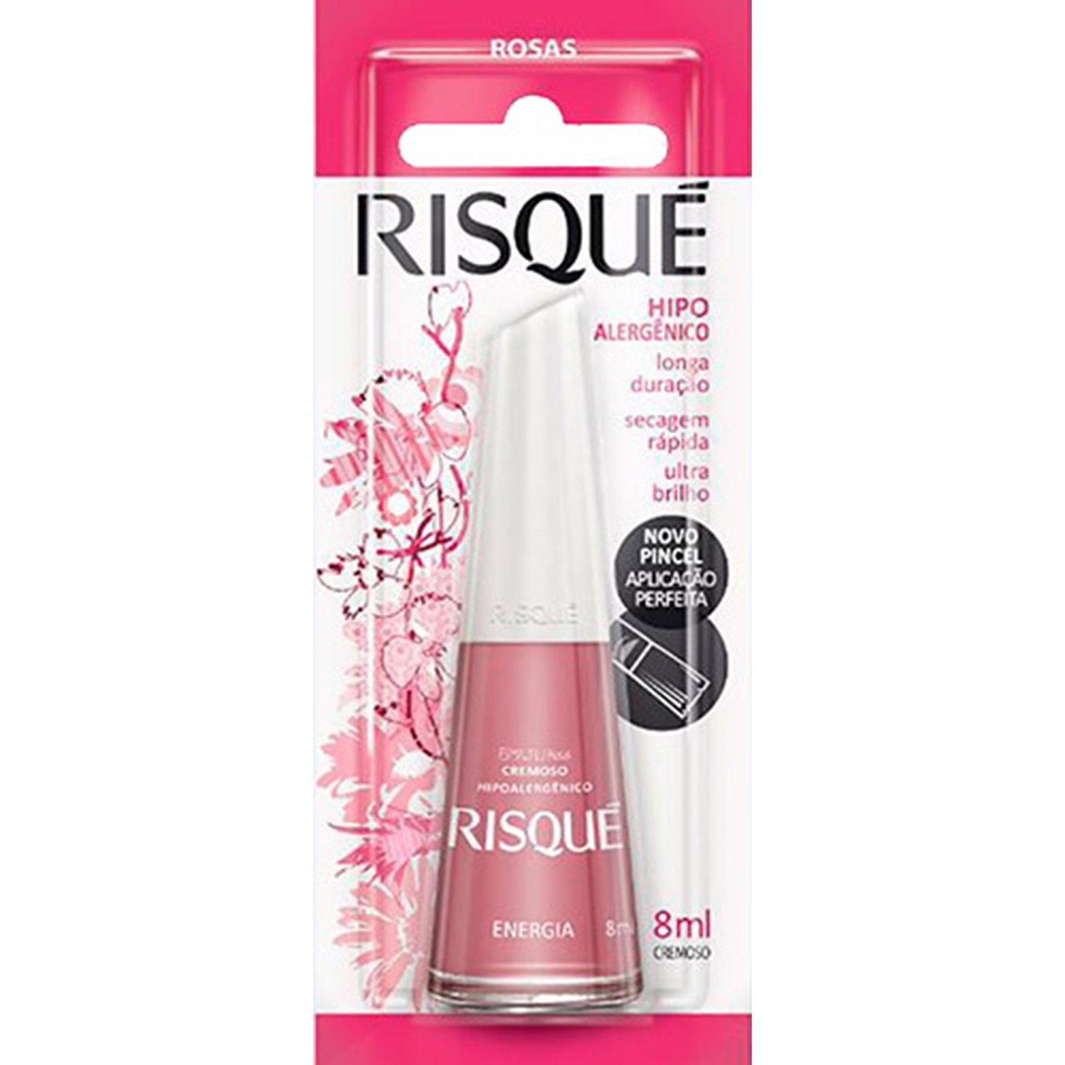 Esmalte Risqué Ultra Cremoso Energia Blister 8ml