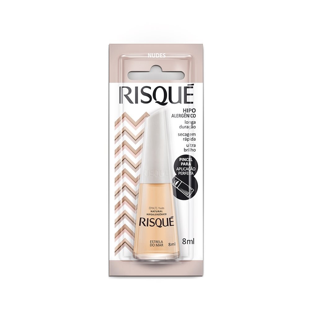 Esmalte Risque Natural Estrela Do Mar Blister