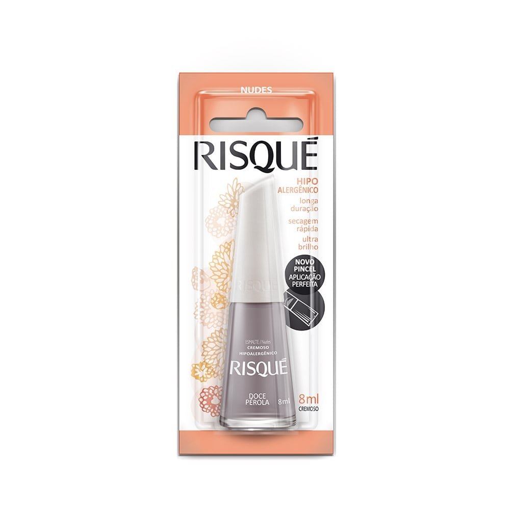Esmalte Cremoso Doce Pérola 8ml - Risqué