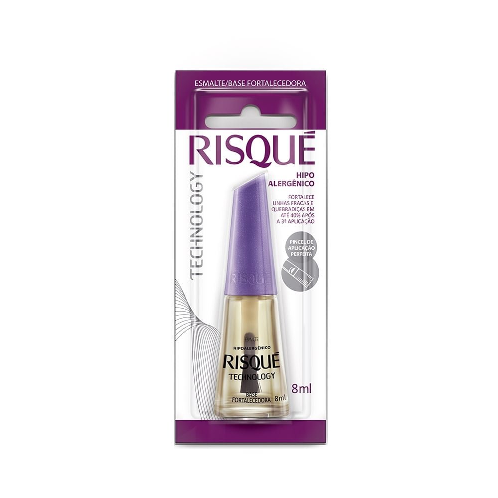 Esmalte Risqué Technology Base Fortalecedora Blister 8ml