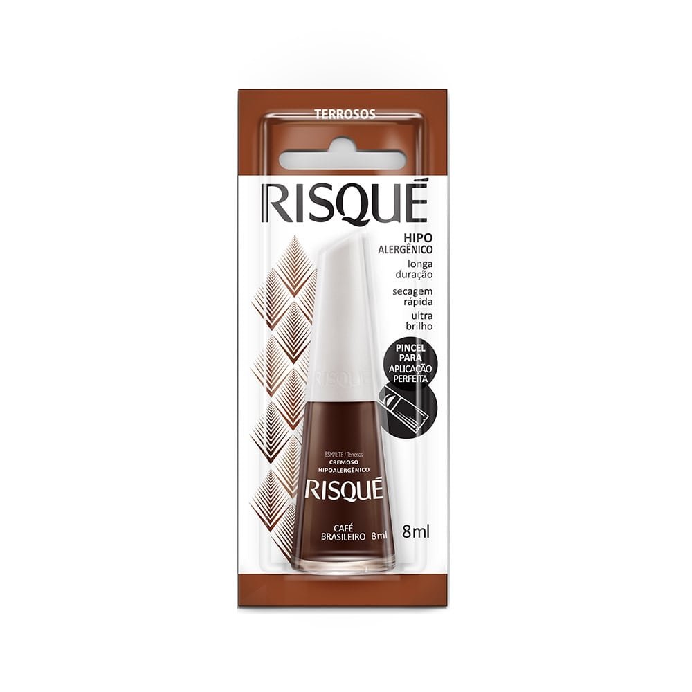 Esmalte Cremoso Café Brasileiro 8ml - Risqué