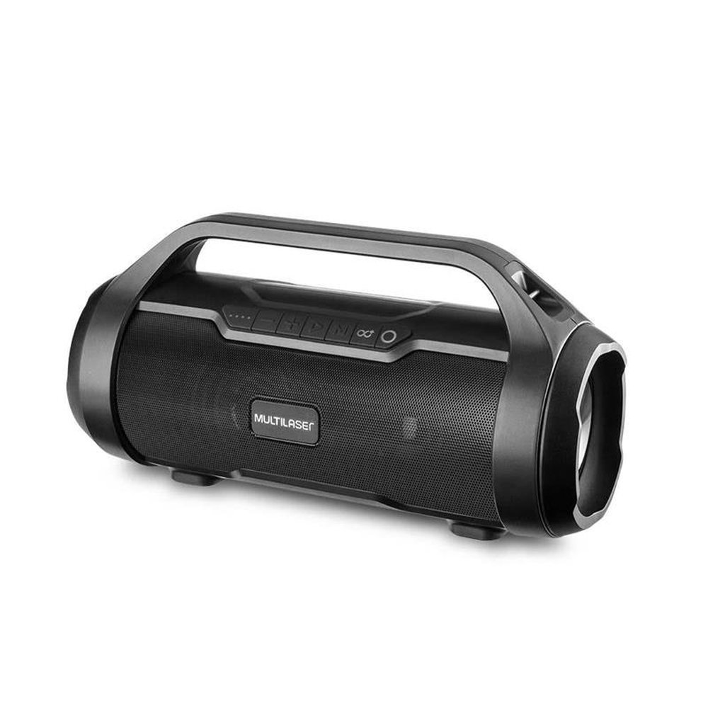 Caixa de Som Boombox Multilaser 180W BT/AUX/SD/USB/FM - SP339