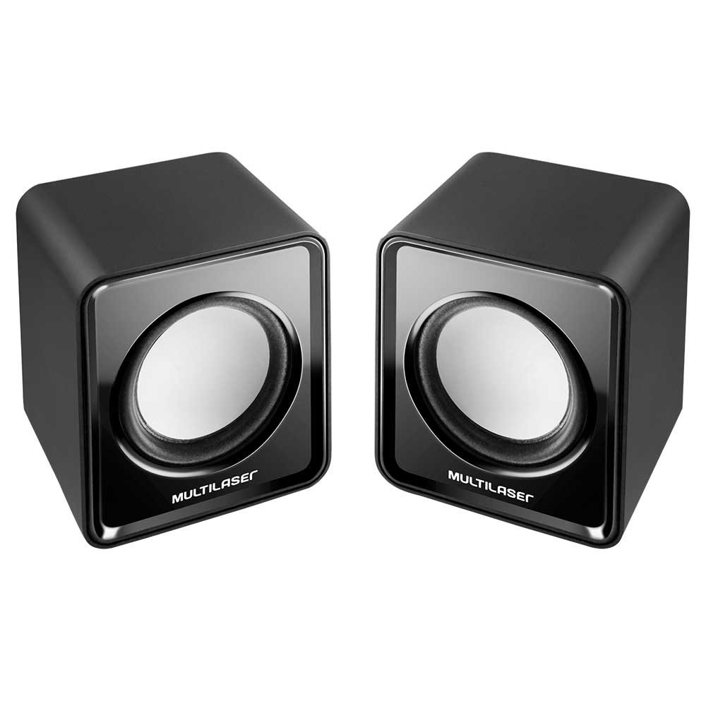 Caixa de Som Multilaser SP144 Mini 3W RMS Preto Bivolt