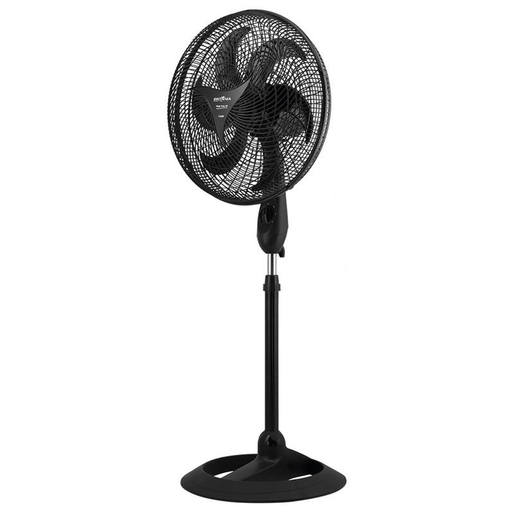 Ventilador de Coluna Britânia Mega Turbo Six 50cm, 3 velocidades, Preto 110V