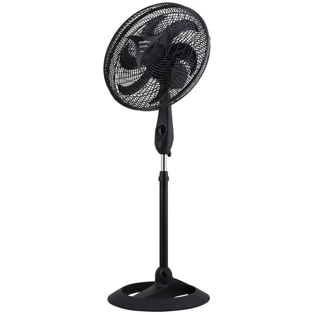 Ventilador de Coluna Britânia Mega Turbo Six 50cm, 3 velocidades, Preto 110V
