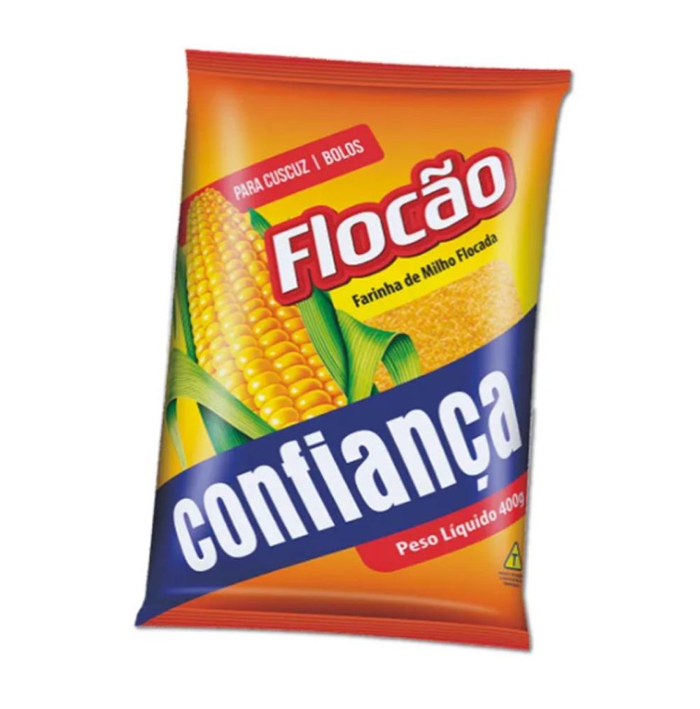 Flocão de Milho Confiança 400g