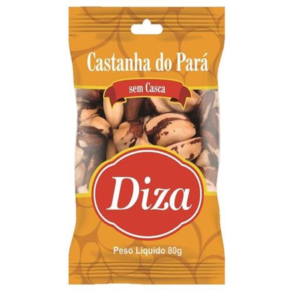 Castanha do Pará sem casca Sache 80g - Caixa com 24 Unidades