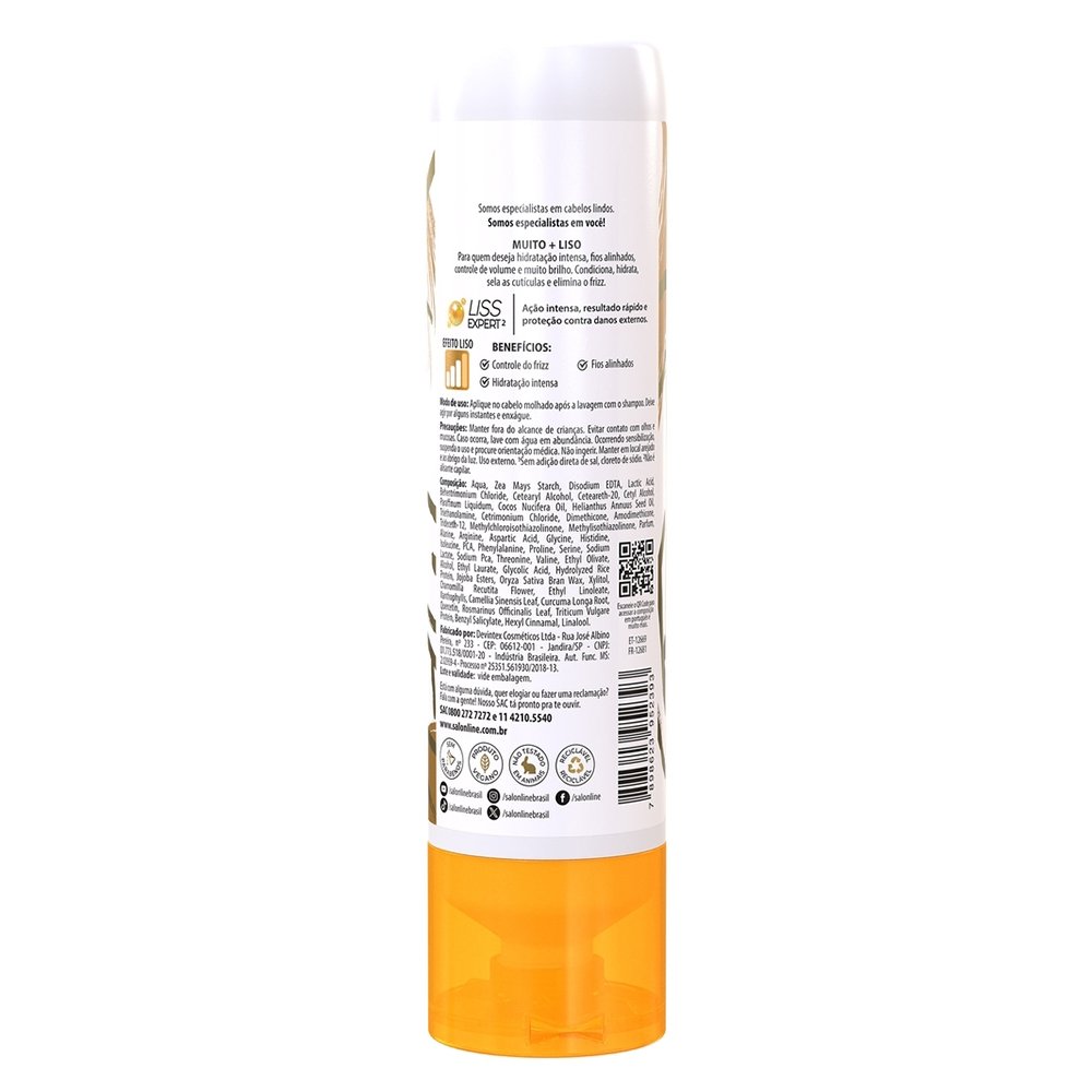 Condicionador Meu Liso Amido de Milho 300ml - Salon Line