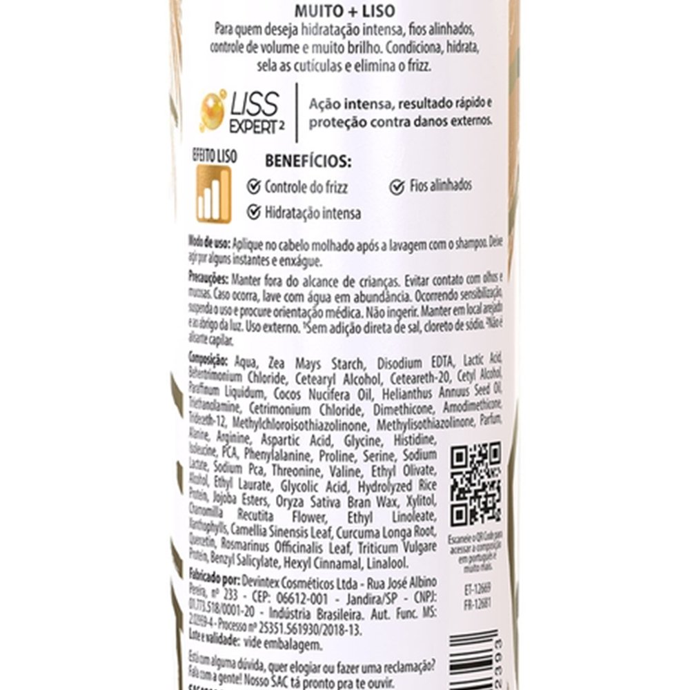 Condicionador Meu Liso Amido de Milho 300ml - Salon Line