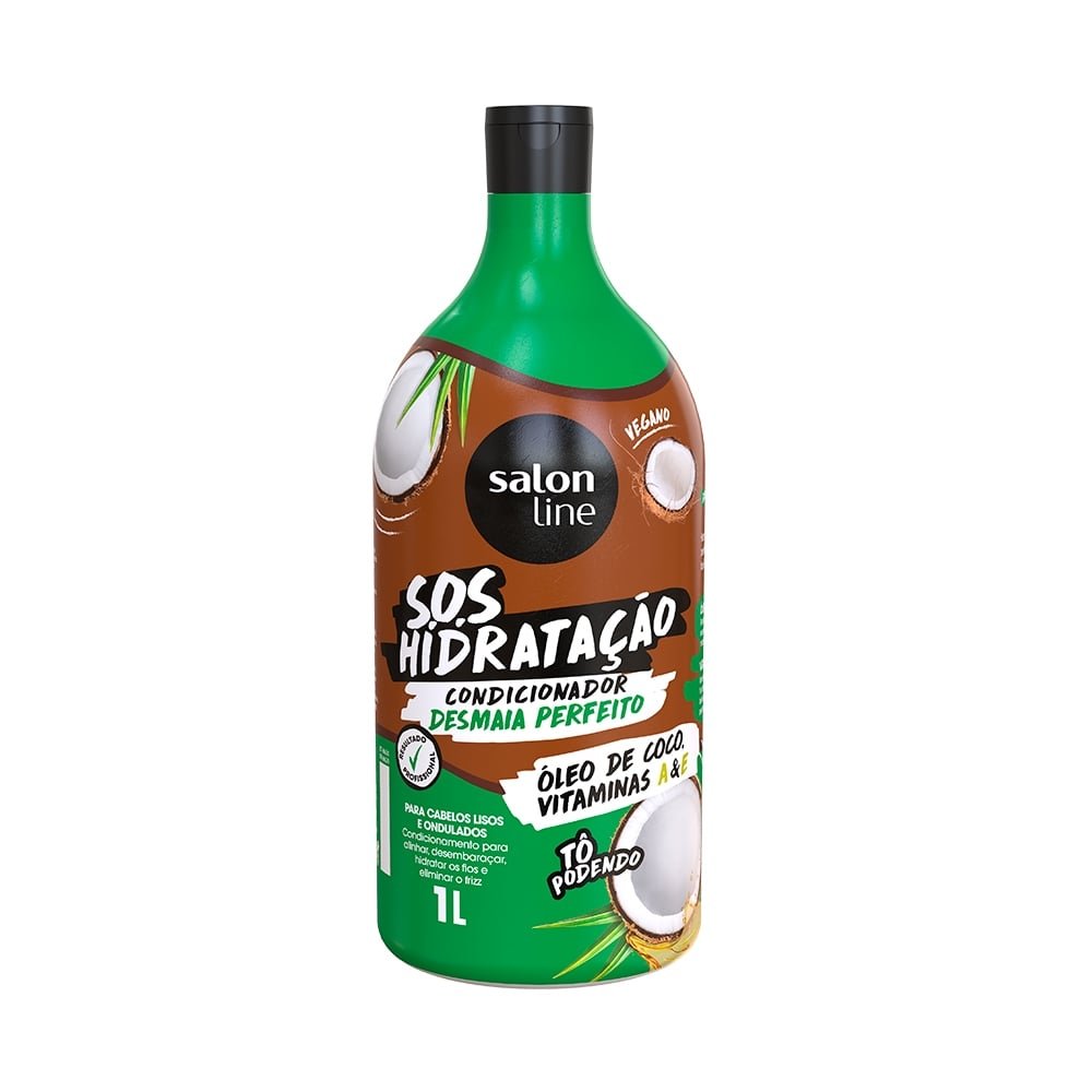 Condicionador Sos Hidratacao Topodendo Desmaia Perfeito S Line 1l