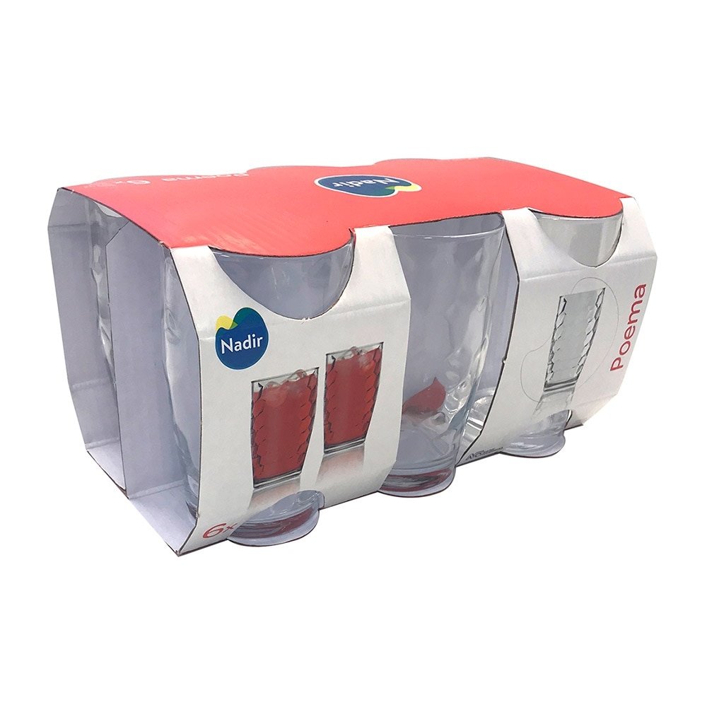 Copo Nadir 300ml Poema Referência:7772 Embalagem com 6 Unidades