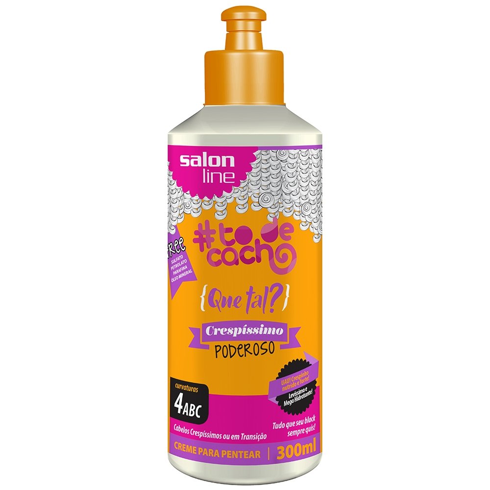 Creme Para Pentear Salon Line Crespíssimo Poderoso 300ml