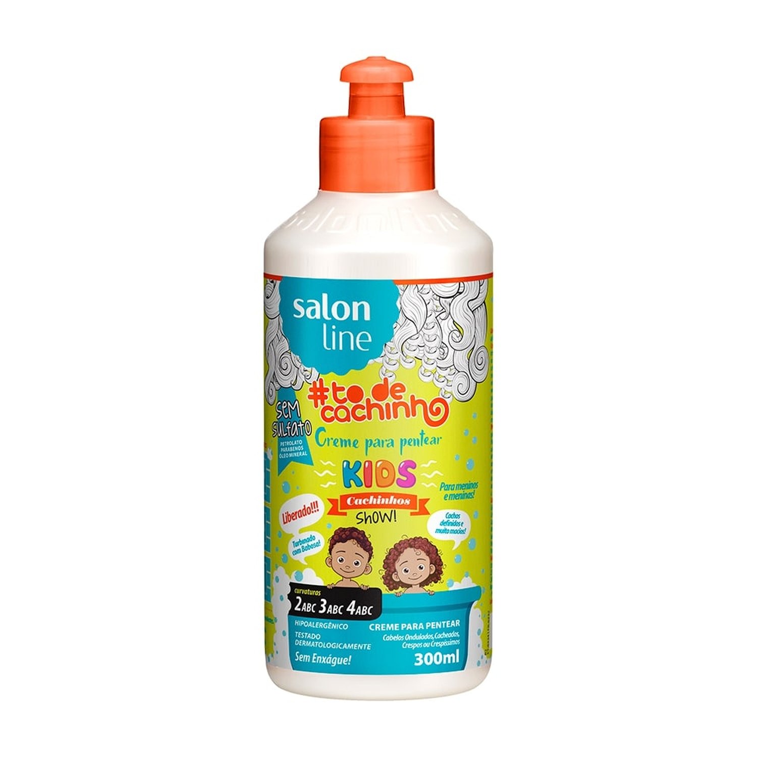 Creme para Pentear Salon Line To de Cachinho Kids Cachinhos Show 300ml