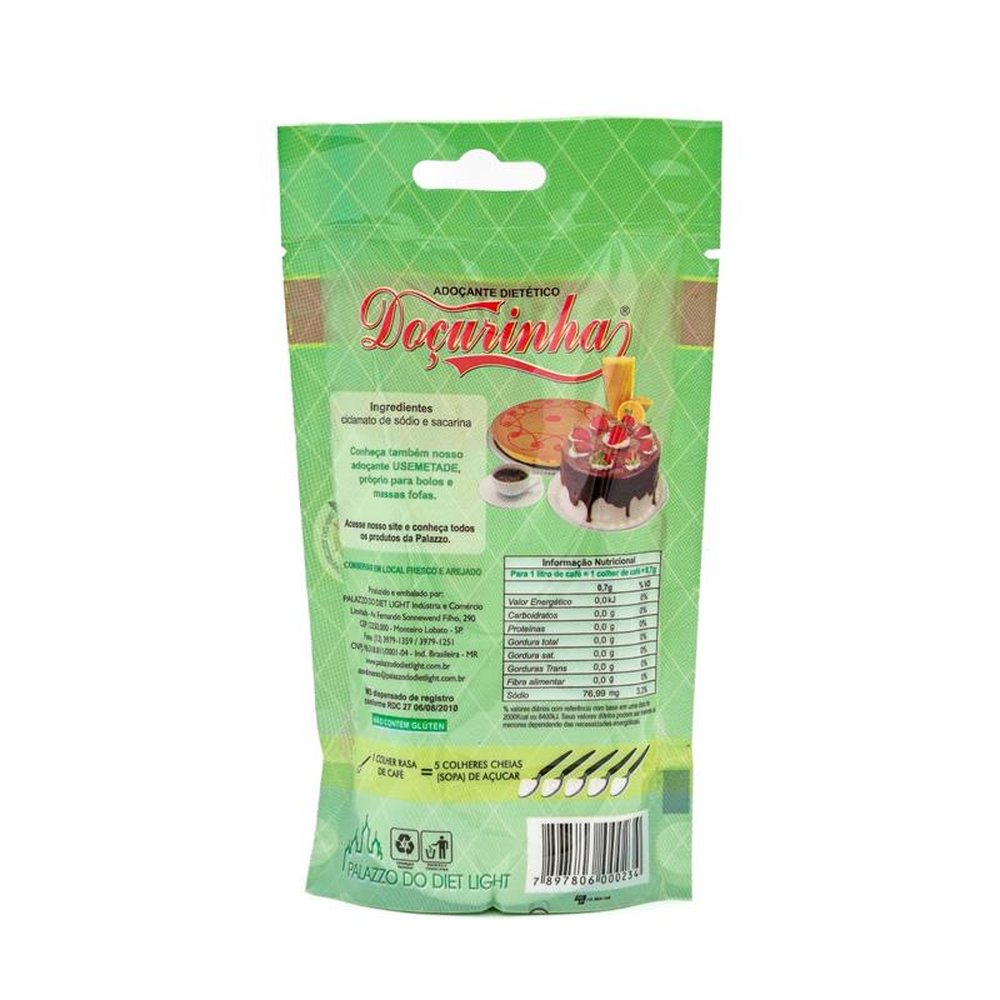 Adoçante Dietético Doçurinha Refil 125g