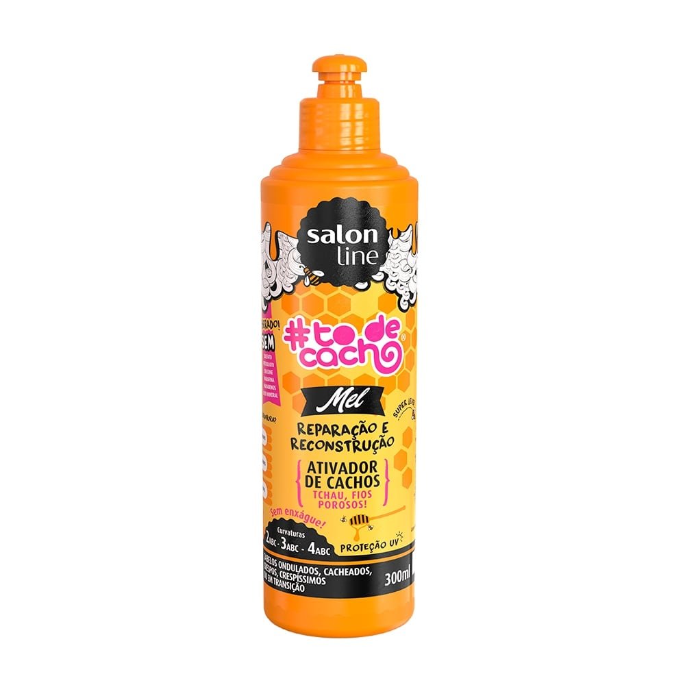 Ativador cachos salon line mel 300ml