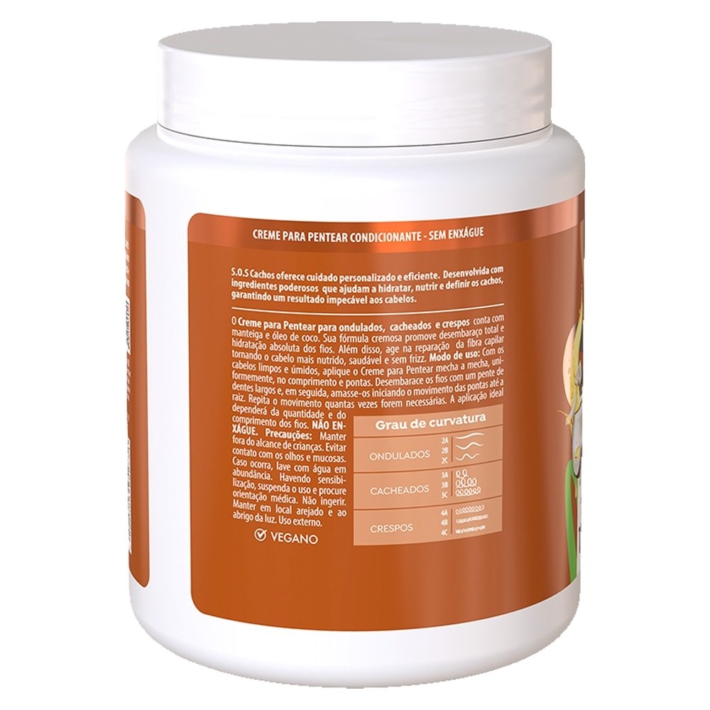 Creme Para Pentear Salon Line SOS Coco 1kg
